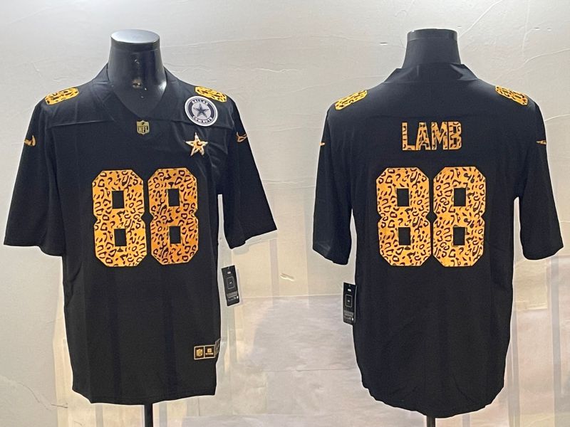Men Dallas Cowboys #88 Lamb Black 2024 Nike Limited NFL Jersey style 01081->dallas cowboys->NFL Jersey